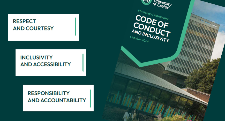 A banner showing the front cover from the Code of Conduct and Inclusivity